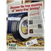 Image 2 : 5 Original Advertisments from the 40's 50's Kelly Tires, Luckystrike etc