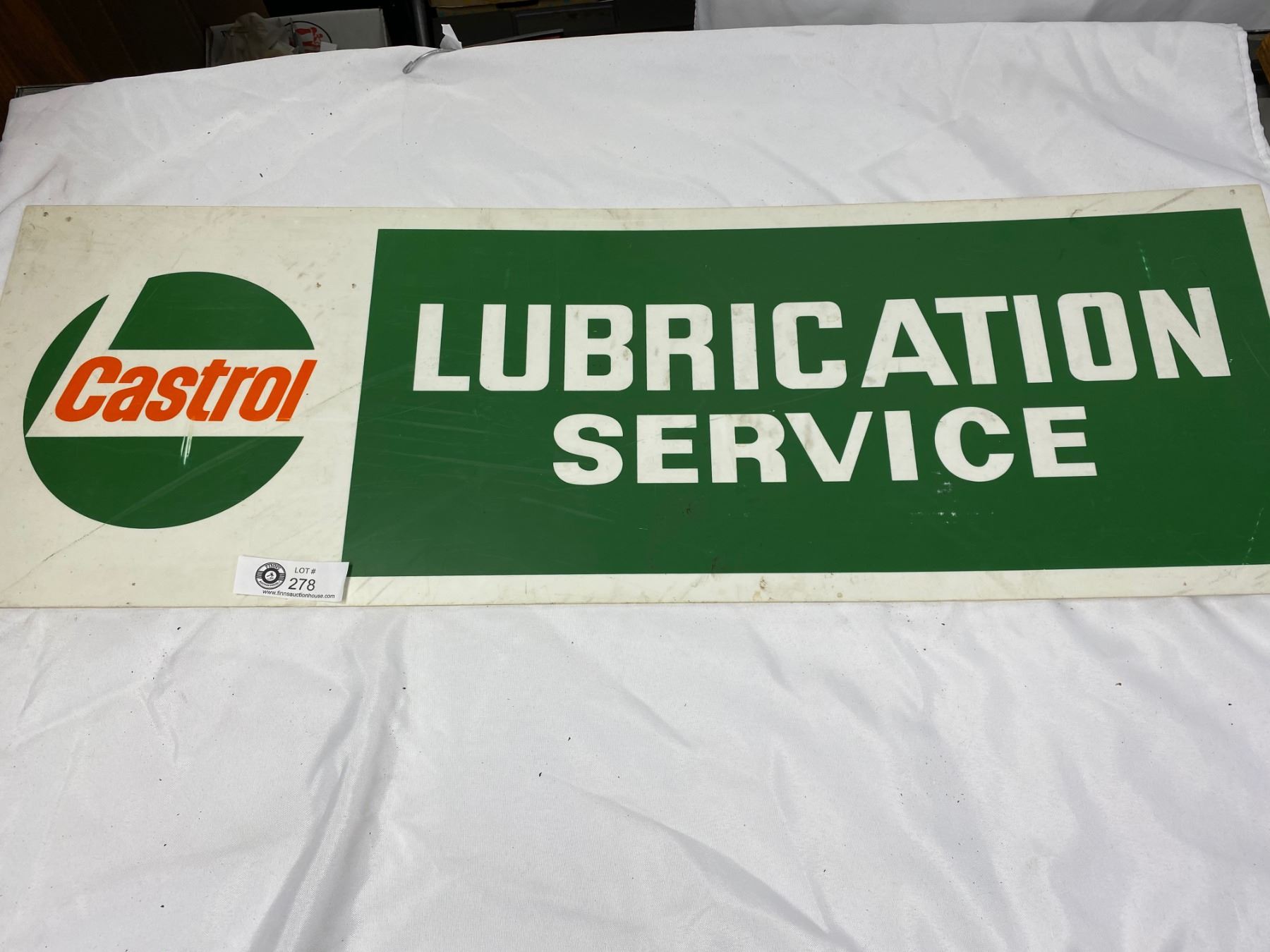 Castrol Service Sign Nice Vintage Castrol Lubrication Service Sign 36