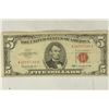 Image 1 : 1963 $5 US RED SEAL NOTE