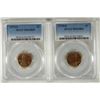 Image 1 : 2 PCGS SLABBED COINS 1970-D LINCOLN CENT PCGS