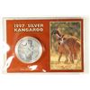 Image 1 : 1997 AUSTRALIA $1 SILVER KANGAROO 1 TROY OZ. 99.9%