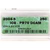 Image 3 : 2004-S SILVER IOWA QUARTER ICG PR70 DCAM
