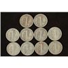 Image 2 : 10 ASSORTED MERCURY DIMES 1-1937 AND THE REST 40'S
