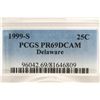 Image 3 : 1999-S DELAWARE QUARTER PCGS PR69 DCAM