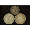 Image 1 : 3-SILVER COINS 1945 GREAT BRITAIN SHILLING, 1943