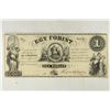 Image 1 : 1850'S 1-EGY FORNIT OBSOLETE BANK NOTE, HUNGARIAN