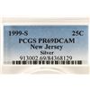 Image 3 : 1999-S SILVER NEW JERSEY QUARTER PCGS PR69 DCAM