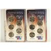 Image 1 : 1999-P & D 50 STATE QUARTER SETS WITH BOXES
