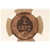 Image 2 : 1861 CONFEDERATE CENT SMITHSONIAN "RESTRIKE"
