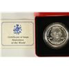 Image 1 : 1989 REPUBLIC OF LIBERIA SILVER PROOF $10