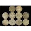Image 1 : 10 ASSORTED 1957-1966 MEXICO .100 SILVER PESOS