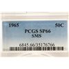 Image 3 : 1965 SMS 40% SILVER JOHN F. KENNEDY HALF PCGS SP66