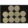 Image 2 : 10 ASSORTED 1897-1907 LIBERTY "V" NICKELS ALL