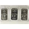 Image 2 : 3-1 TROY OZ .999 FINE SILVER PROOF INGOTS
