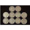Image 1 : 10 ASSORTED 1940'S MERCURY DIMES