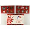 Image 2 : 2004 US SILVER PROOF SET (WITH BOX)