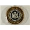 Image 2 : CASINO $10 SILVER TOKEN (UNC) CAESARS ATLANTIC