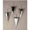 Image 1 : FOUR STAINLESS STEEL UMBRELLA FORM WALL