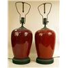 Image 1 : A PAIR OF CHINESE SANG DE BOEUF PORCELA