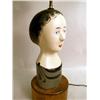 Image 2 : A PAINTED FIGURAL CERAMIC WIGMAKER`S FO