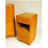 Image 2 : A MAPLE THREE DRAWER DRESSER