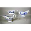 Image 1 : THREE STAFFORDSHIRE LIGHT BLUE TRANSFER