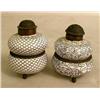 Image 3 : A GROUP OF STACKABLE CLOISONNE SALT AND