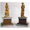 Image 1 : A PAIR OF CARVED FIGURES