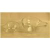 Image 1 : TWO SIMILAR CRYSTAL SERVING BOWLS