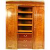 Image 2 : A VICTORIAN FIGURED MAHOGANY WARDROBE