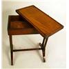 Image 2 : A REGENCY MAHOGANY SWIVEL TOP GAMES TAB