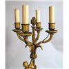 Image 2 : A LOUIS XVI GILT METAL FOUR LIGHT CANDE
