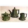 Image 1 : A THREE PIECE FULPER TEA SERVICE