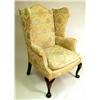 Image 1 : A QUEEN ANNE STYLE MAHOGANY EASY CHAIR