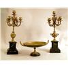 Image 1 : A PAIR OF NEOCLASSICAL STYLE BLACK MARB
