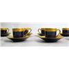 Image 2 : A SET OF EIGHT PARCEL GILT AND COBALT G