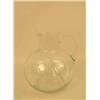 Image 2 : TWO COLORLESS GLASS WATER PITCHERS