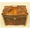 Image 2 : A GEORGE III TORTOISESHELL TEA CADDY