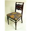 Image 2 : A PAIR OF VICTORIAN INLAID AND FIGURED 