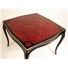 Image 2 : A LOUIS XV STYLE BLACK LACQUERED, PARCE
