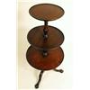 Image 2 : A GEORGE III STYLE CARVED MAHOGANY THRE