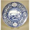 Image 1 : TWO STAFFORDSHIRE MID BLUE TRANSFER DEC