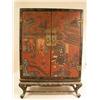 Image 2 : A DIMINUTIVE CHINESE RED LACQUER AND PA