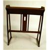 Image 2 : AN ARTS AND CRAFTS FIGURED OAK AND RATT