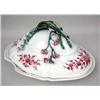 Image 2 : A RED AND GOLD HAND PAINTED PORCELAIN C