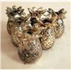 Image 2 : THREE STERLING SILVER WEIGHTED SHORT CA