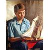 Image 2 : A FRAMED OIL ON CANVAS