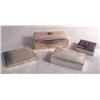 Image 1 : FOUR STERLING SILVER CIGARETTE BOXES