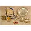 Image 1 : A GROUP OF STERLING AND SILVER PLATED I