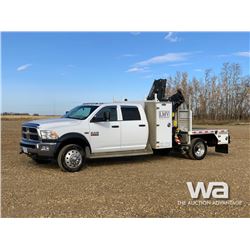 2018 DODGE RAM 5500HD CREW CAB BOOM TRUCK